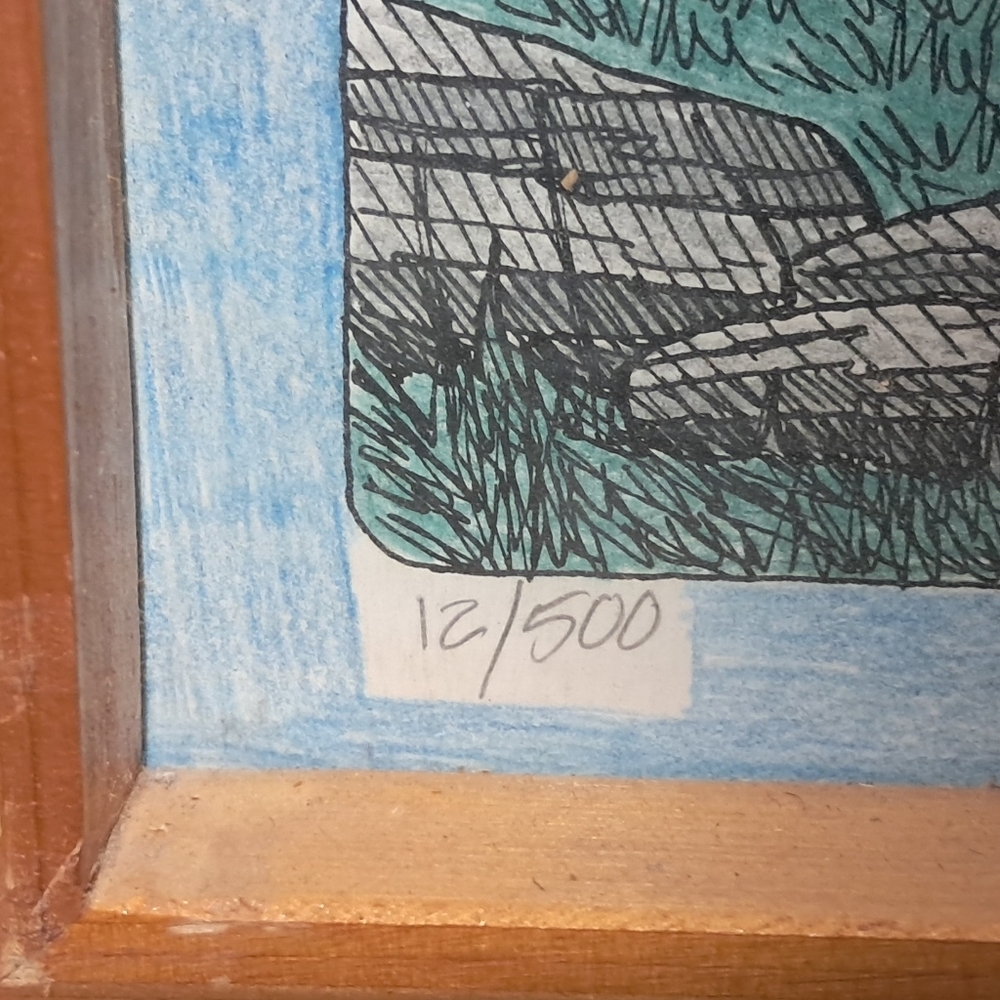 Signed And Framed 1987 "Beaver Feaver" Print - Picture 5 of 8